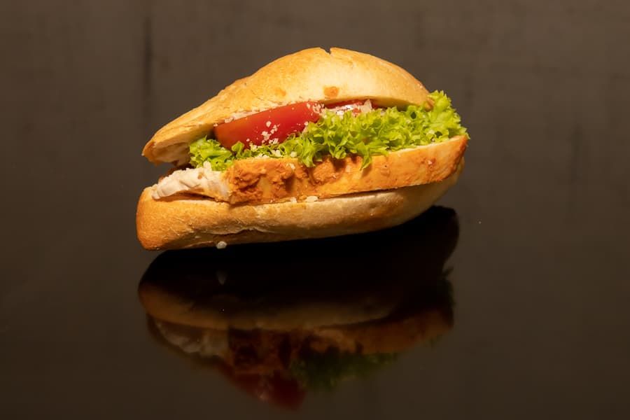 Baguette with chicken - Krema Kanela